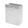 NON-IMPRINTED WHITE Frosted Bags - Medium 8 W x 4 D x 10 "D (100/box) 